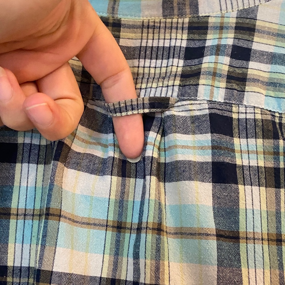 J. Crew Multicolor Plaid Button-Down Shirt - Picture 9 of 10